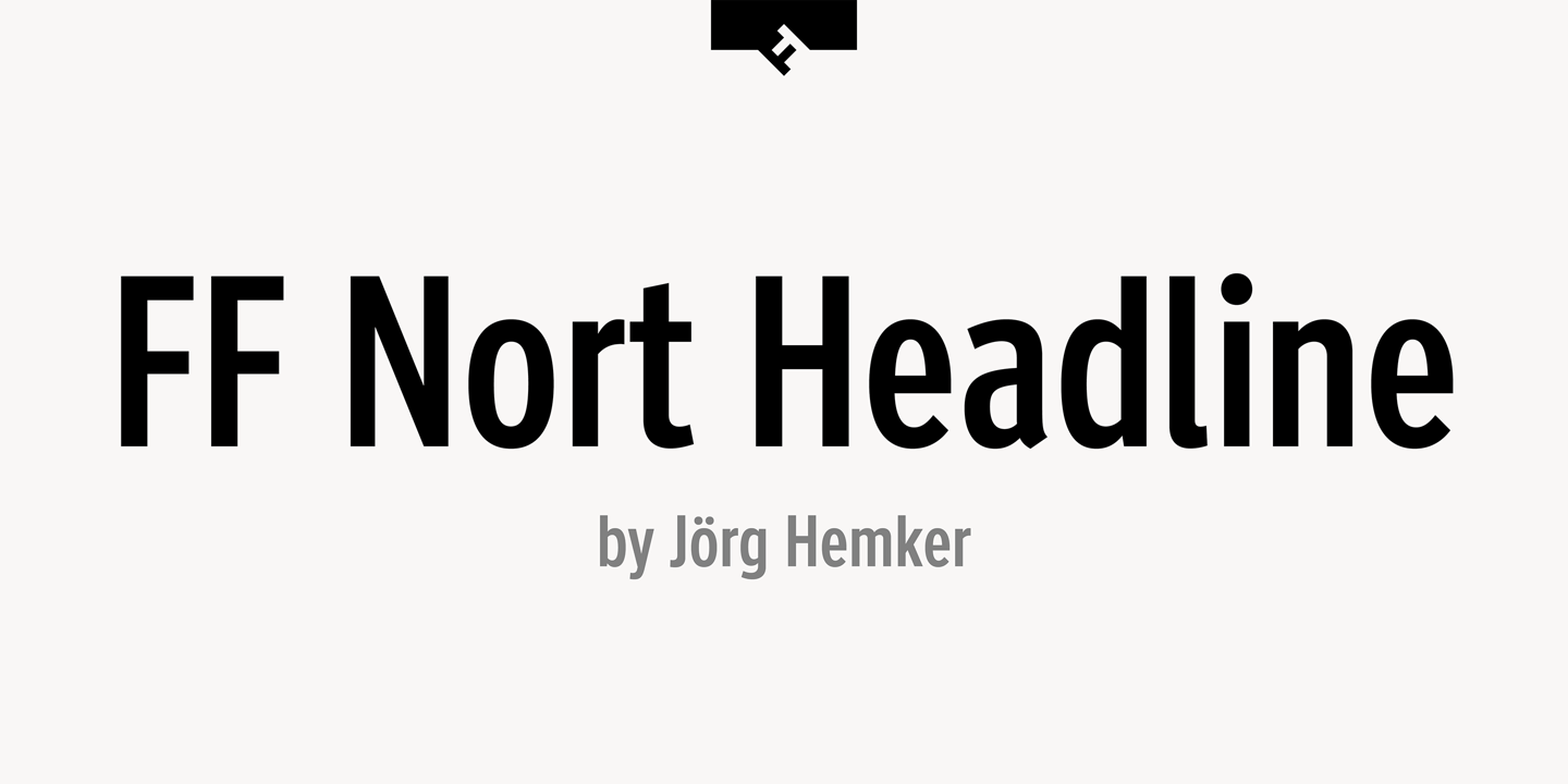 FF Nort Headline Font preview